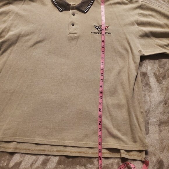 Inner Harbor Men's Polo Style Shirt with Embroidered Corvette C-5 Logo, Size XXL - Picture 9 of 11